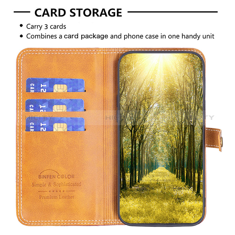 Handytasche Stand Schutzhülle Flip Leder Hülle B14F für Samsung Galaxy A12 5G groß