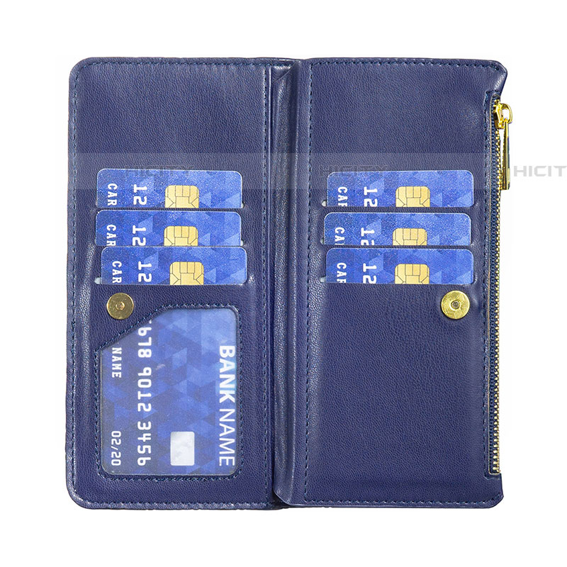 Handytasche Stand Schutzhülle Flip Leder Hülle B14F für Samsung Galaxy Z Fold4 5G groß