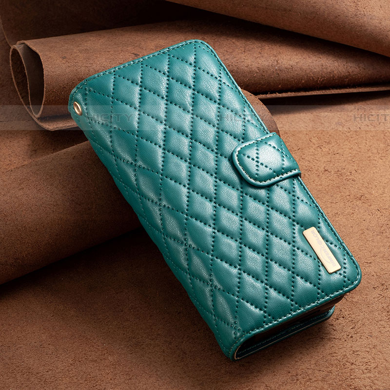 Handytasche Stand Schutzhülle Flip Leder Hülle B14F für Samsung Galaxy Z Fold4 5G groß