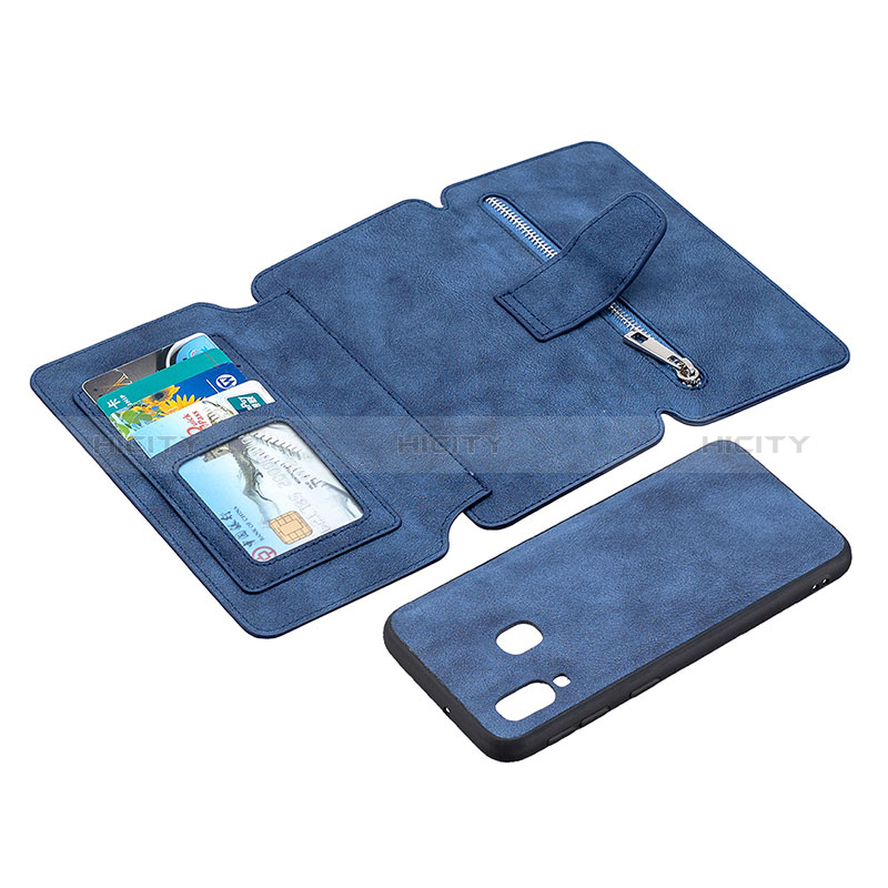 Handytasche Stand Schutzhülle Flip Leder Hülle B18F für Samsung Galaxy A40