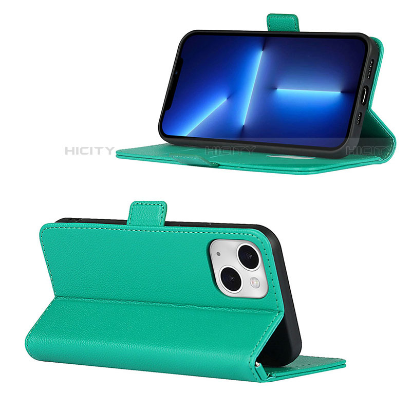 Handytasche Stand Schutzhülle Flip Leder Hülle Blumen L16 für Apple iPhone 14 groß