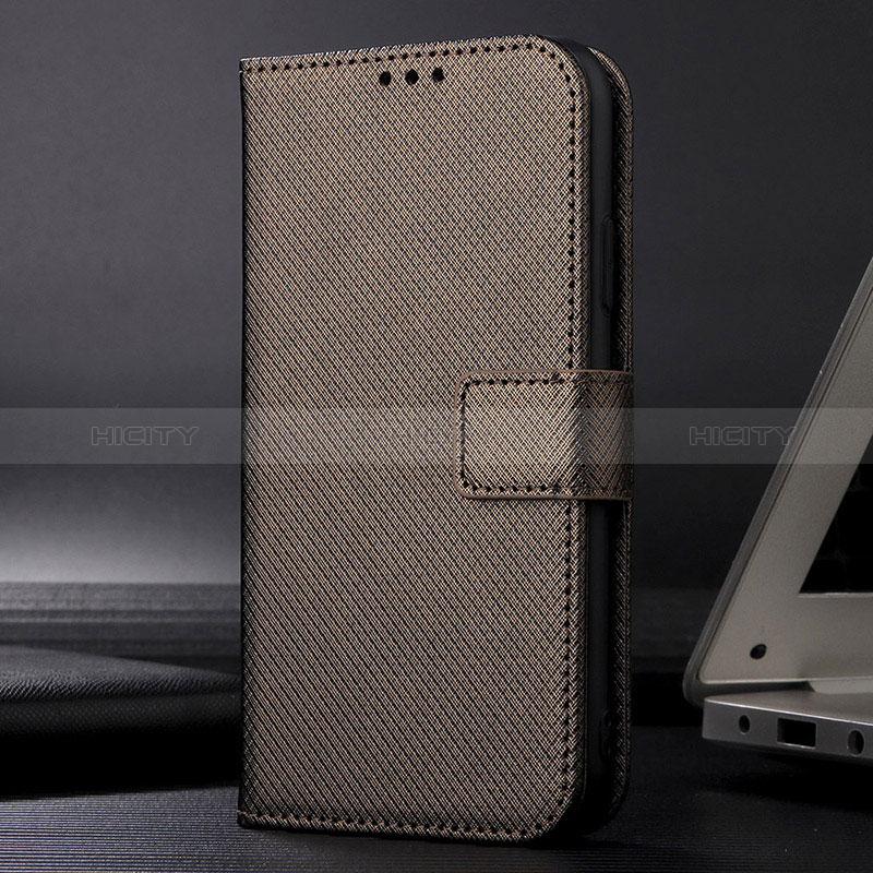 Handytasche Stand Schutzhülle Flip Leder Hülle BY1 für Samsung Galaxy XCover 6 Pro 5G Braun