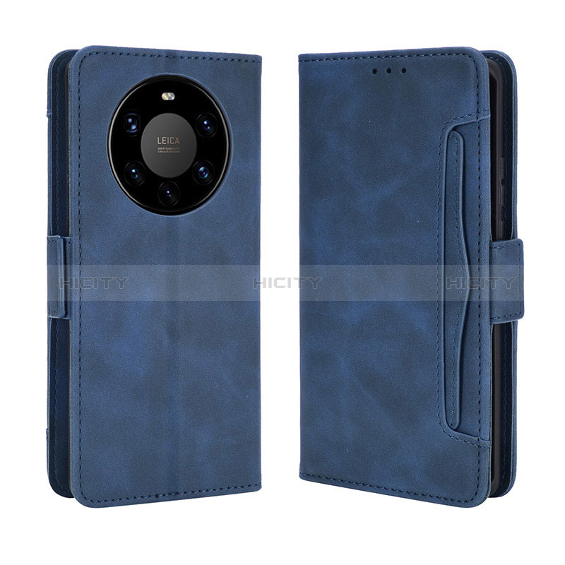 Handytasche Stand Schutzhülle Flip Leder Hülle BY3 für Huawei Mate 40 Pro+ Plus Blau