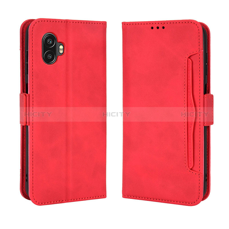 Handytasche Stand Schutzhülle Flip Leder Hülle BY3 für Samsung Galaxy XCover 6 Pro 5G Rot