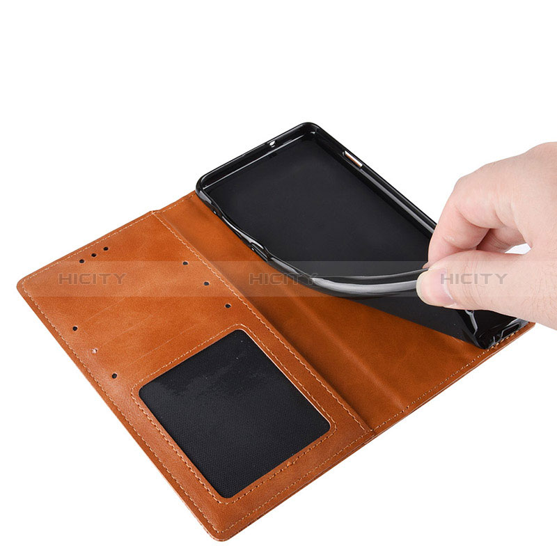 Handytasche Stand Schutzhülle Flip Leder Hülle BY4 für Sony Xperia 1 III groß