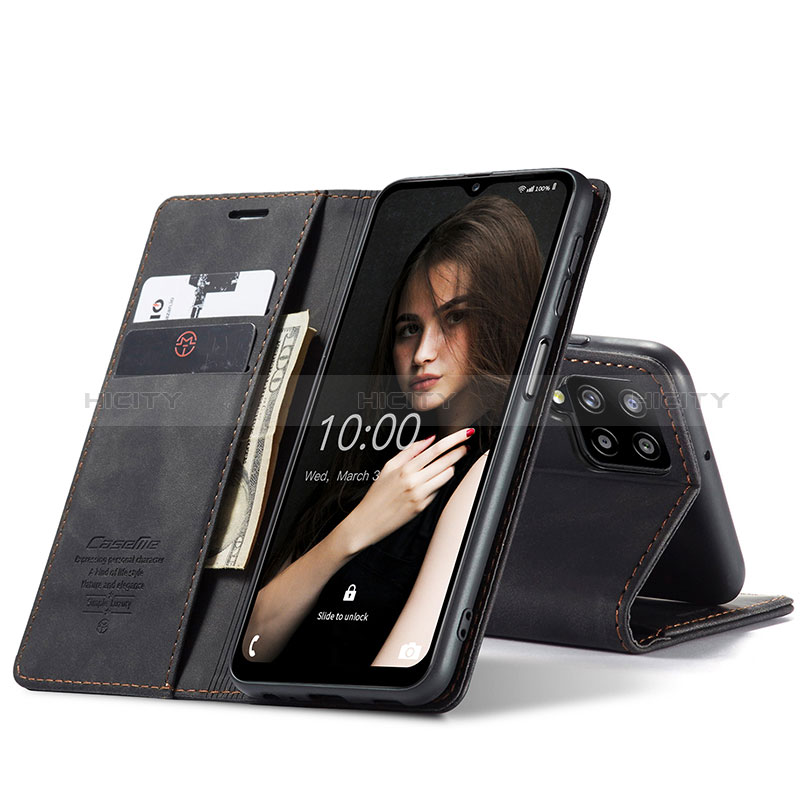 Handytasche Stand Schutzhülle Flip Leder Hülle C01S für Samsung Galaxy A12 Nacho