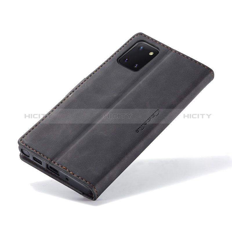 Handytasche Stand Schutzhülle Flip Leder Hülle C01S für Samsung Galaxy A81