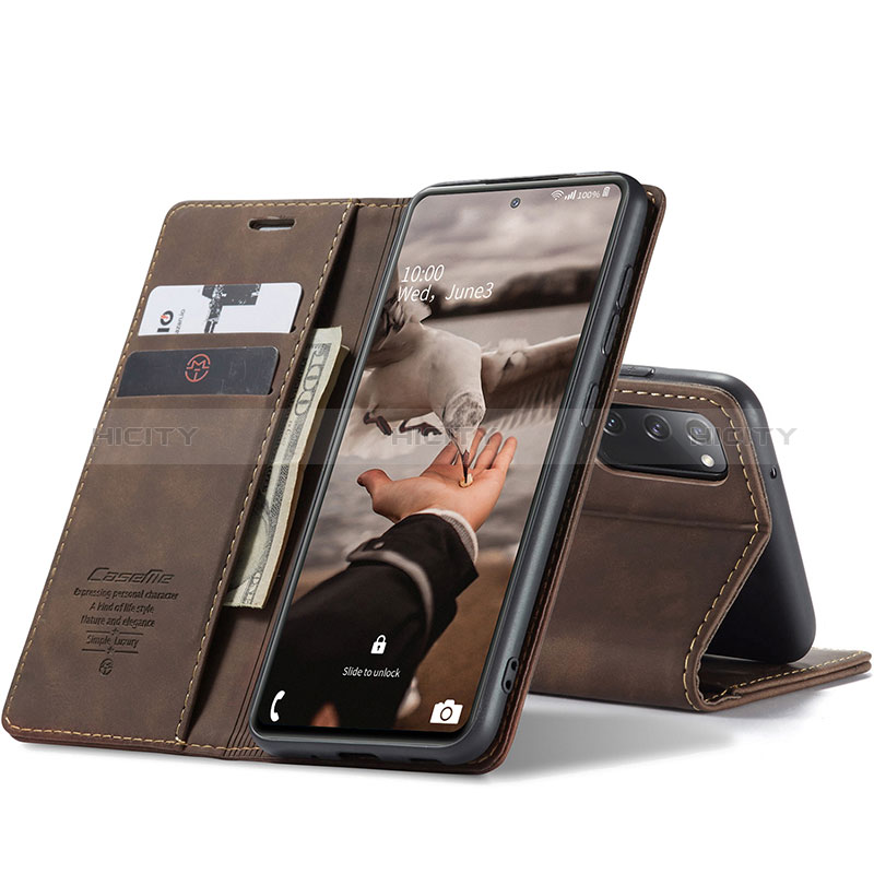 Handytasche Stand Schutzhülle Flip Leder Hülle C01S für Samsung Galaxy S20 Lite 5G