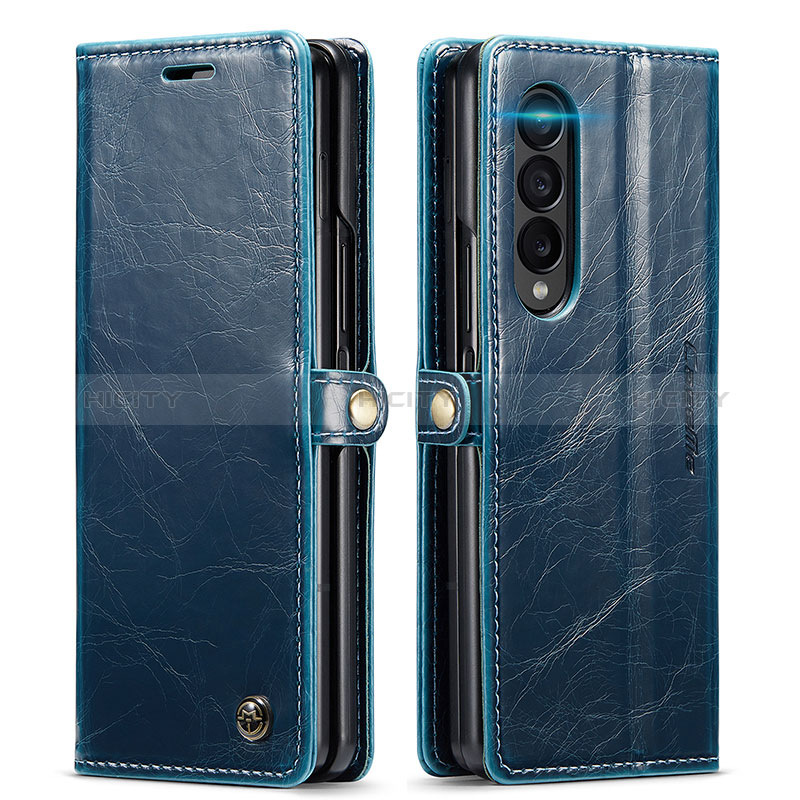 Handytasche Stand Schutzhülle Flip Leder Hülle C01S für Samsung Galaxy Z Fold3 5G groß