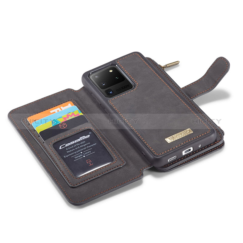 Handytasche Stand Schutzhülle Flip Leder Hülle C02S für Samsung Galaxy S20 Ultra 5G