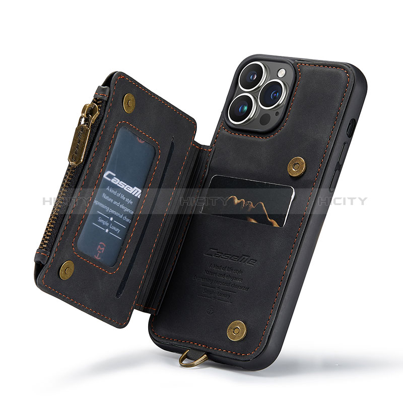 Handytasche Stand Schutzhülle Flip Leder Hülle C03S für Apple iPhone 16 Pro