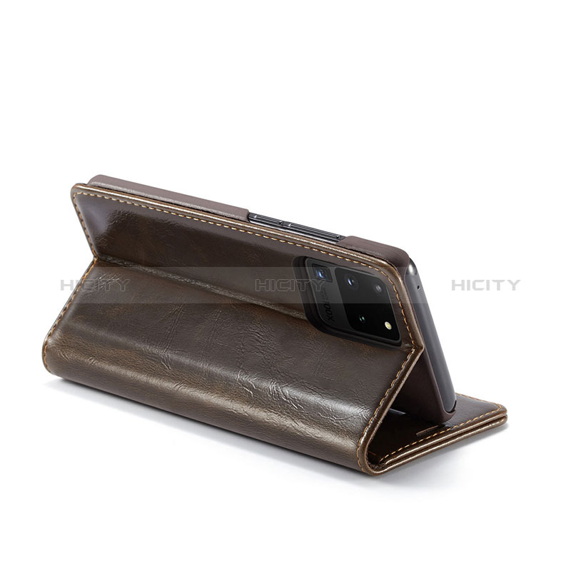 Handytasche Stand Schutzhülle Flip Leder Hülle C03S für Samsung Galaxy S20 Ultra 5G groß