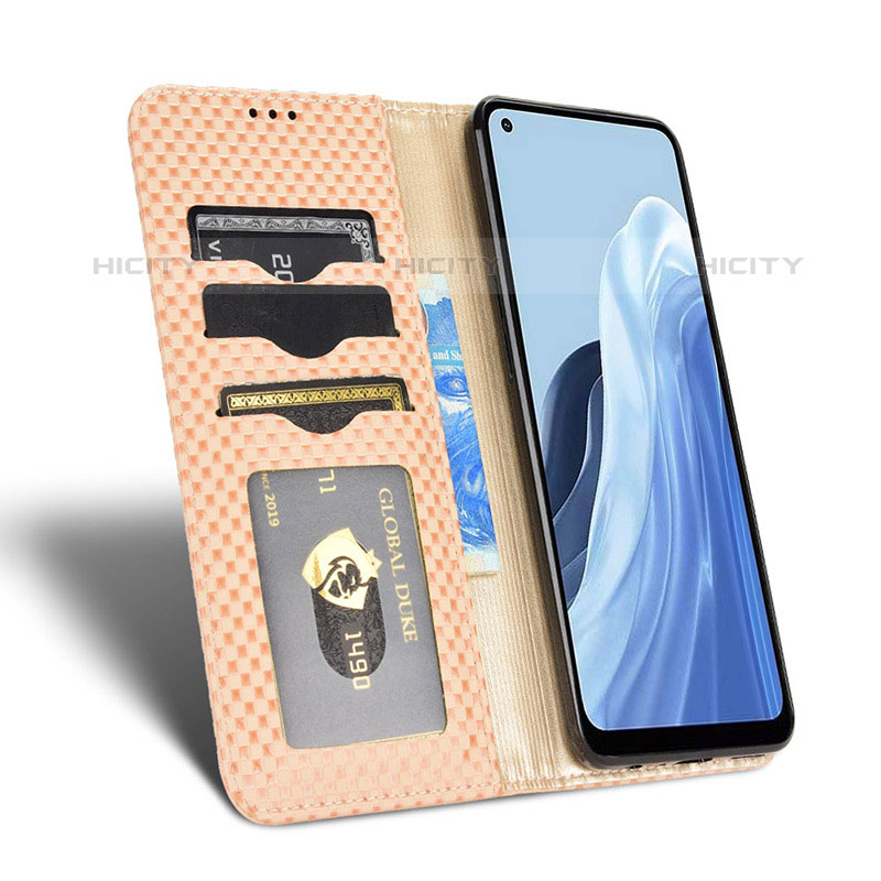 Handytasche Stand Schutzhülle Flip Leder Hülle C03X für Oppo Reno7 A