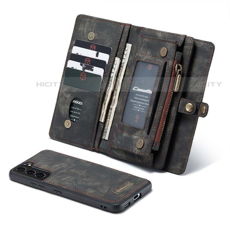 Handytasche Stand Schutzhülle Flip Leder Hülle C04S für Samsung Galaxy S22 5G groß