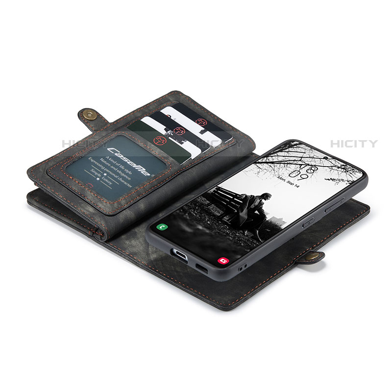 Handytasche Stand Schutzhülle Flip Leder Hülle C04S für Samsung Galaxy S22 5G groß