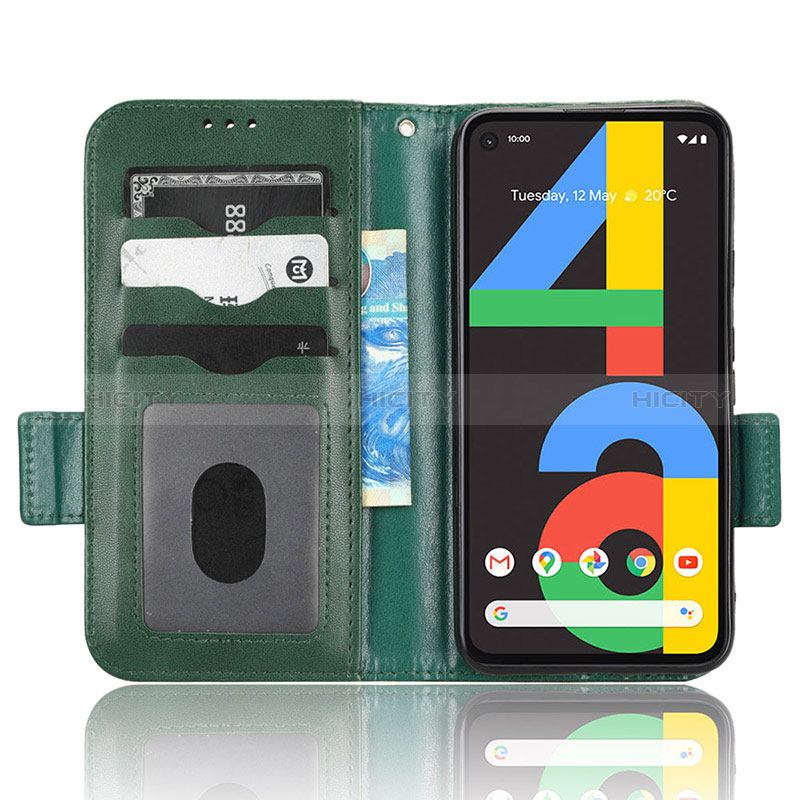 Handytasche Stand Schutzhülle Flip Leder Hülle C05X für Google Pixel 4a