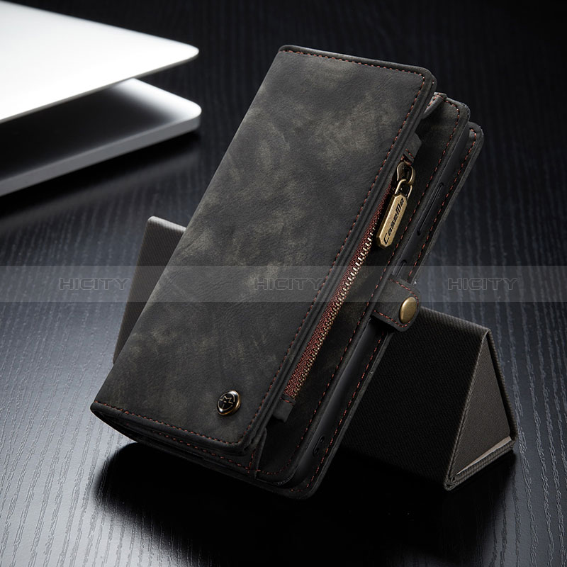 Handytasche Stand Schutzhülle Flip Leder Hülle C11S für Samsung Galaxy S25 5G groß