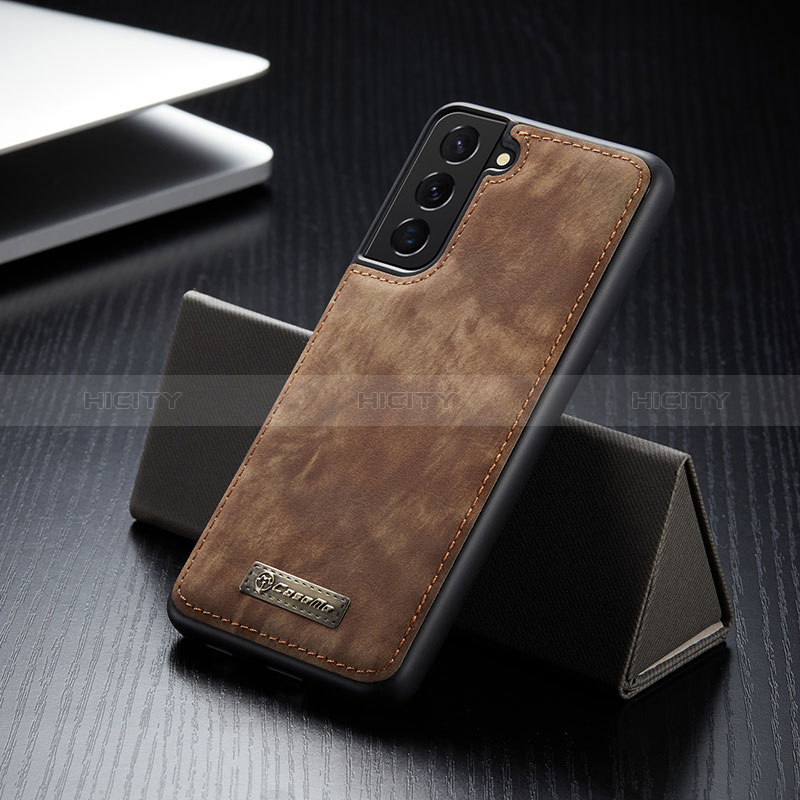 Handytasche Stand Schutzhülle Flip Leder Hülle C11S für Samsung Galaxy S25 5G groß