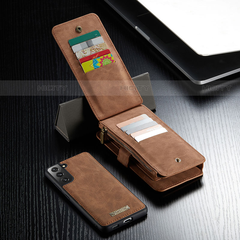 Handytasche Stand Schutzhülle Flip Leder Hülle C12S für Samsung Galaxy S21 5G