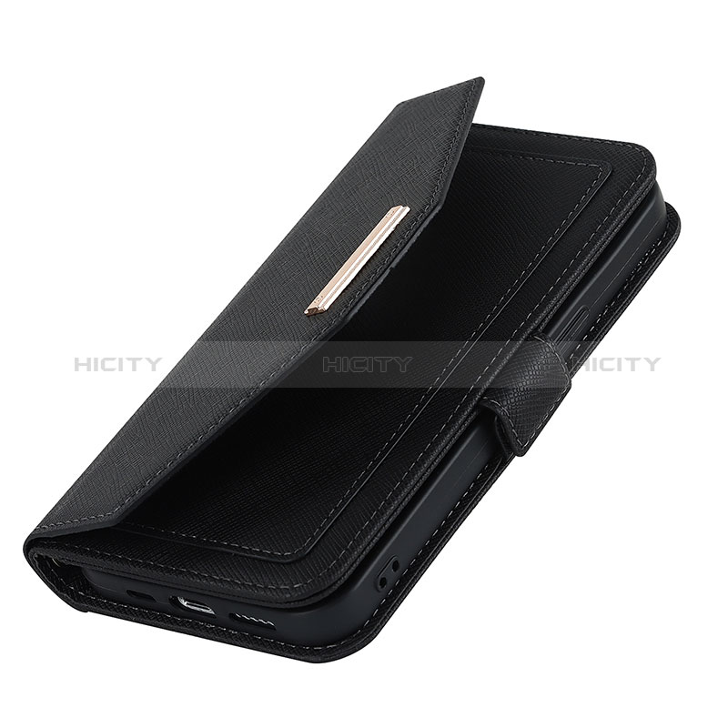 Handytasche Stand Schutzhülle Flip Leder Hülle D07T für Apple iPhone 14 groß