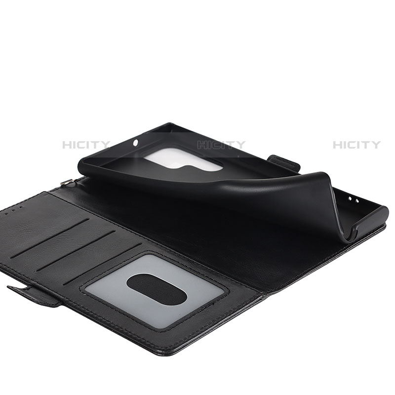 Handytasche Stand Schutzhülle Flip Leder Hülle D10T für Samsung Galaxy S22 Ultra 5G