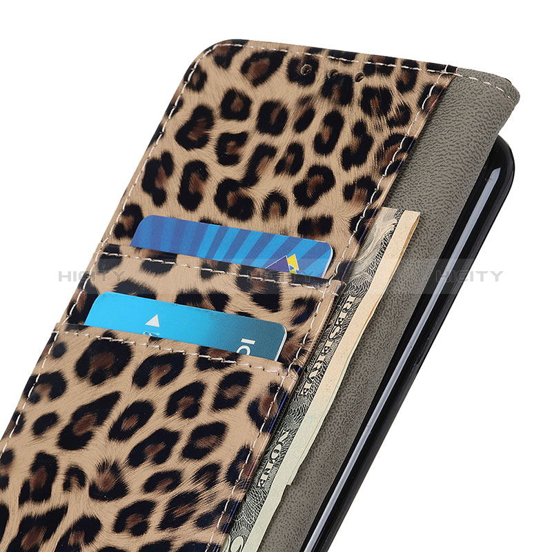 Handytasche Stand Schutzhülle Flip Leder Hülle DY01 für Samsung Galaxy M04 Braun