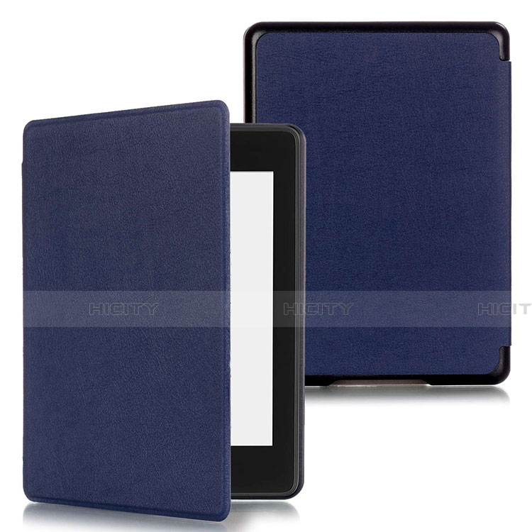 Handytasche Stand Schutzhülle Flip Leder Hülle für Amazon Kindle Paperwhite 6 inch Blau Plus