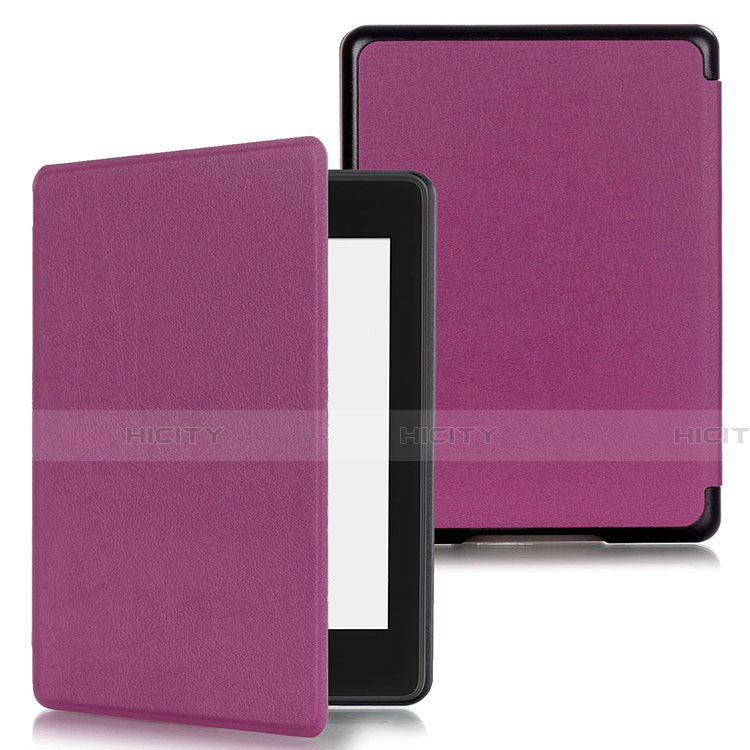 Handytasche Stand Schutzhülle Flip Leder Hülle für Amazon Kindle Paperwhite 6 inch Violett