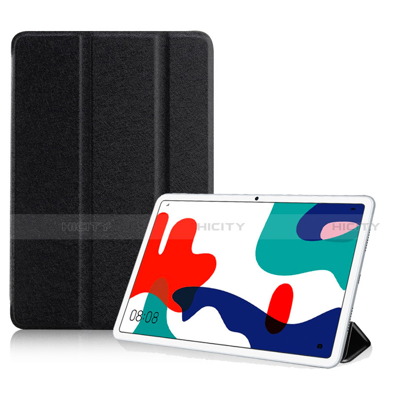 Handytasche Stand Schutzhülle Flip Leder Hülle für Huawei MatePad 10.4 Schwarz Plus