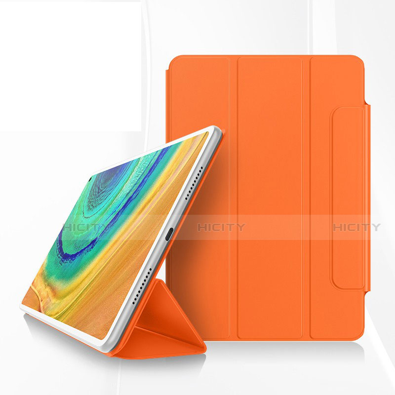 Handytasche Stand Schutzhülle Flip Leder Hülle für Huawei MatePad Pro Orange Plus