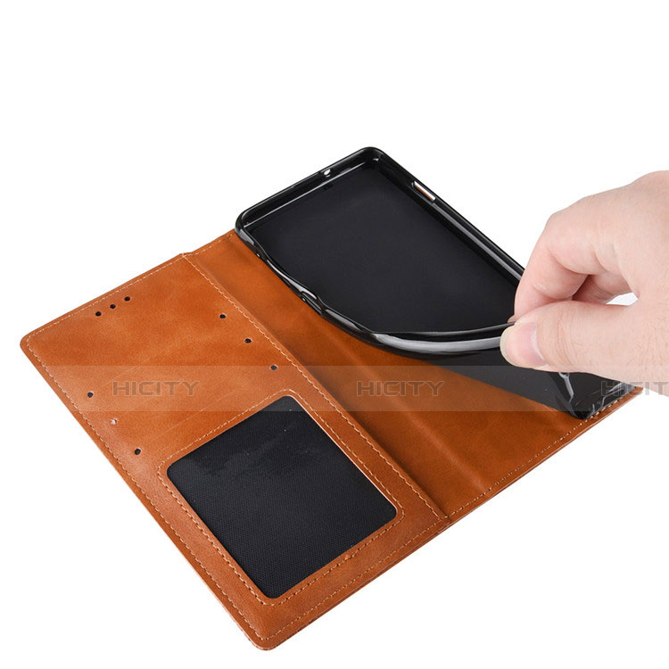 Handytasche Stand Schutzhülle Flip Leder Hülle für Motorola Moto E6s (2020)