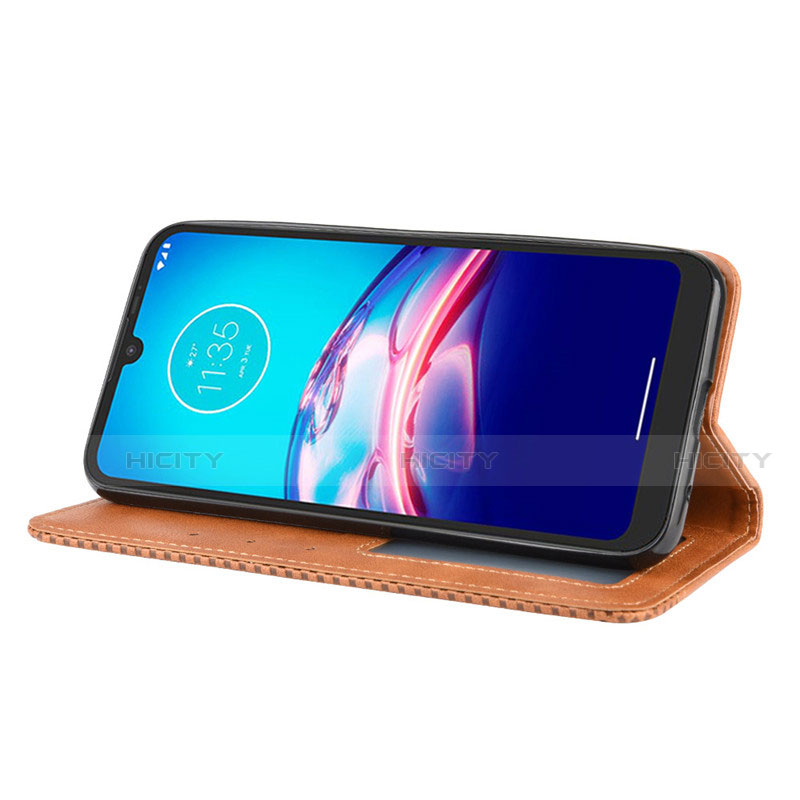 Handytasche Stand Schutzhülle Flip Leder Hülle für Motorola Moto E6s (2020)