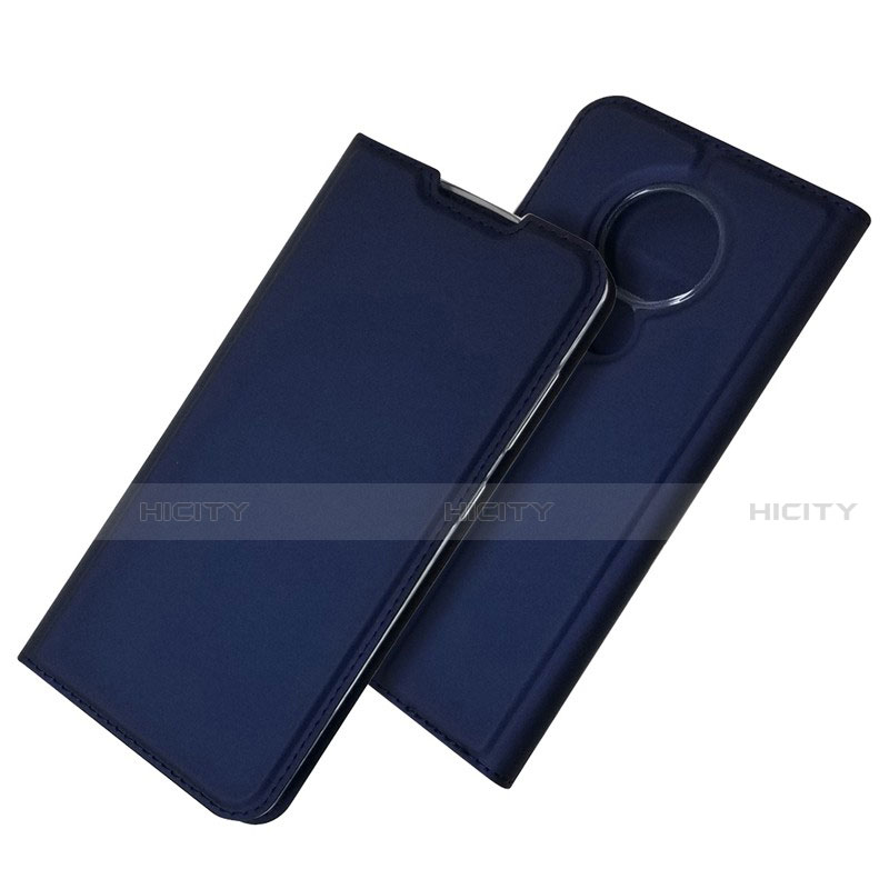Handytasche Stand Schutzhülle Flip Leder Hülle für Nokia 6.2 Blau