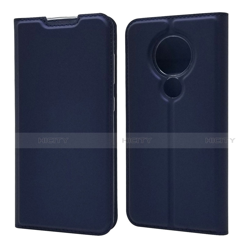 Handytasche Stand Schutzhülle Flip Leder Hülle für Nokia 7.2 Blau