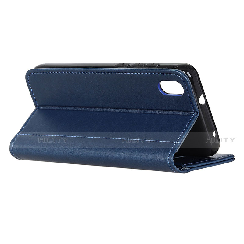 Handytasche Stand Schutzhülle Flip Leder Hülle für Samsung Galaxy A01 Core groß