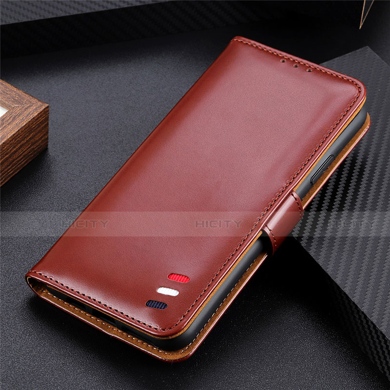 Handytasche Stand Schutzhülle Flip Leder Hülle für Samsung Galaxy S21 5G Braun Plus