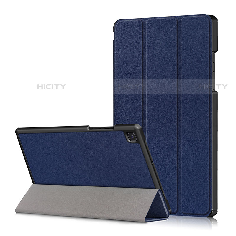 Handytasche Stand Schutzhülle Flip Leder Hülle für Samsung Galaxy Tab A7 Wi-Fi 10.4 SM-T500 Blau Plus