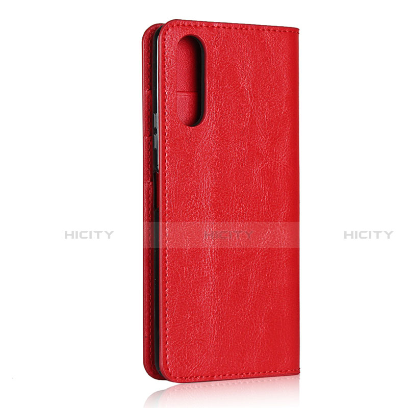 Handytasche Stand Schutzhülle Flip Leder Hülle für Sony Xperia 10 II Rot