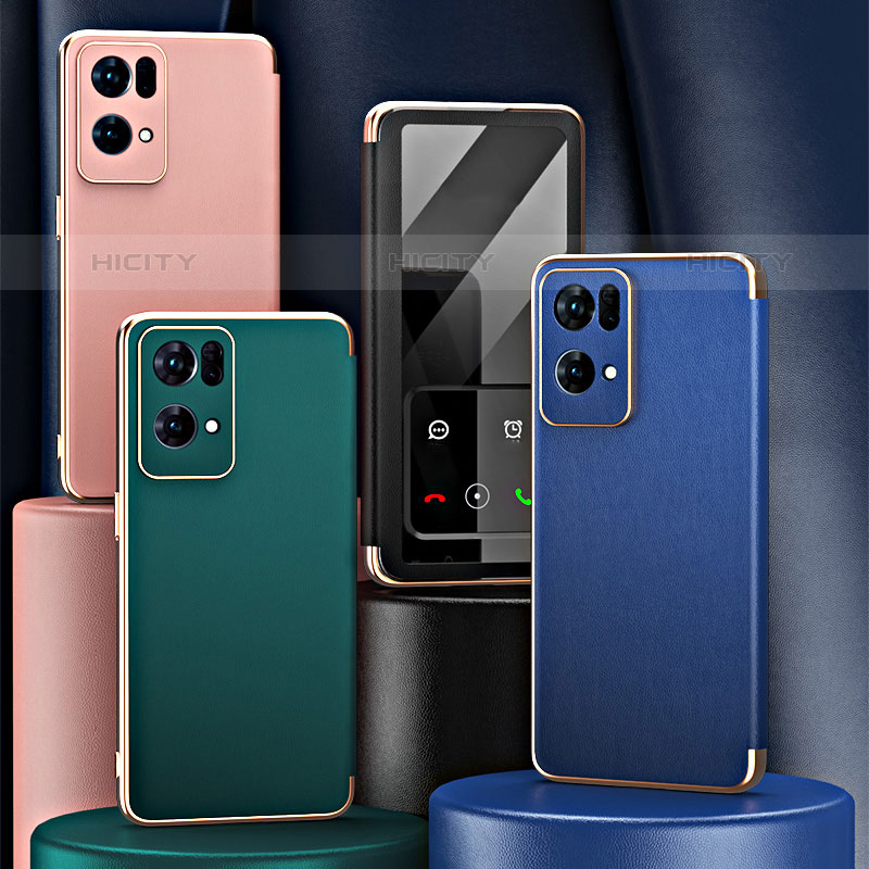 Handytasche Stand Schutzhülle Flip Leder Hülle GS1 für Oppo Reno7 Pro 5G