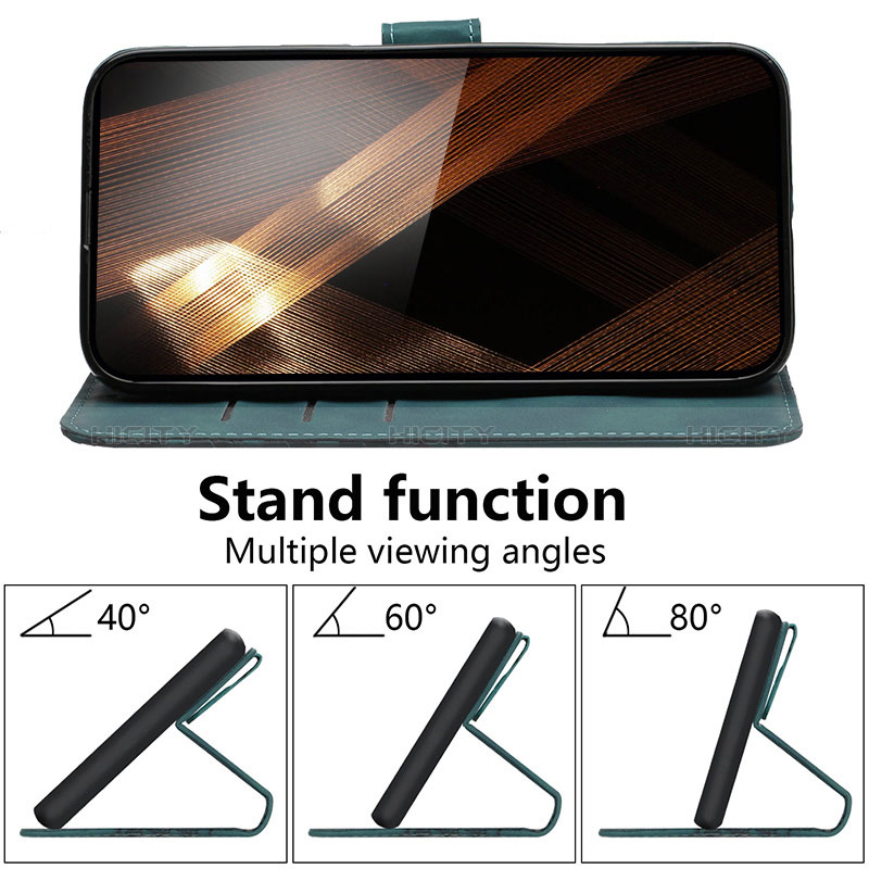 Handytasche Stand Schutzhülle Flip Leder Hülle H01X für Xiaomi Redmi Note 9S