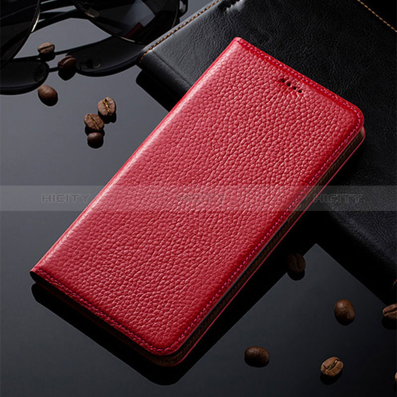 Handytasche Stand Schutzhülle Flip Leder Hülle H02P für Xiaomi Mi 10T 5G Rot