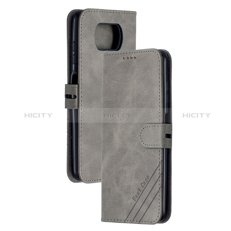 Handytasche Stand Schutzhülle Flip Leder Hülle H02X für Xiaomi Poco X3 NFC