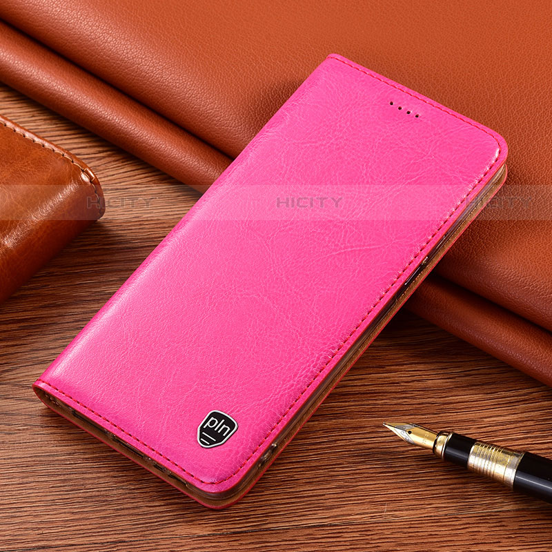 Handytasche Stand Schutzhülle Flip Leder Hülle H11P für Samsung Galaxy S22 5G Pink