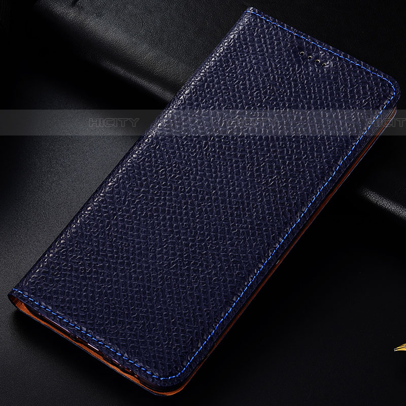 Handytasche Stand Schutzhülle Flip Leder Hülle H15P für Samsung Galaxy F23 5G Blau