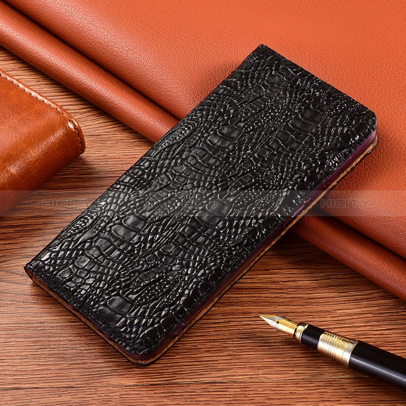 Handytasche Stand Schutzhülle Flip Leder Hülle H17P für Xiaomi Redmi Note 9 Pro Max Schwarz Plus