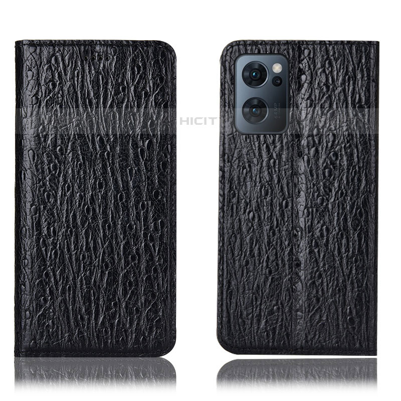 Handytasche Stand Schutzhülle Flip Leder Hülle H18P für Oppo Reno7 5G