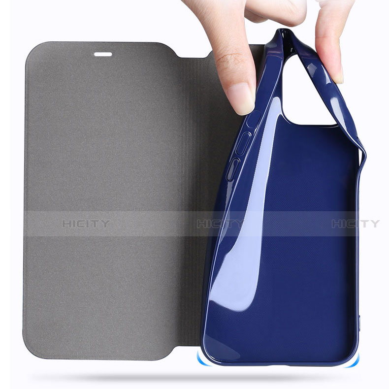 Handytasche Stand Schutzhülle Flip Leder Hülle H25 für Apple iPhone 13 Mini groß