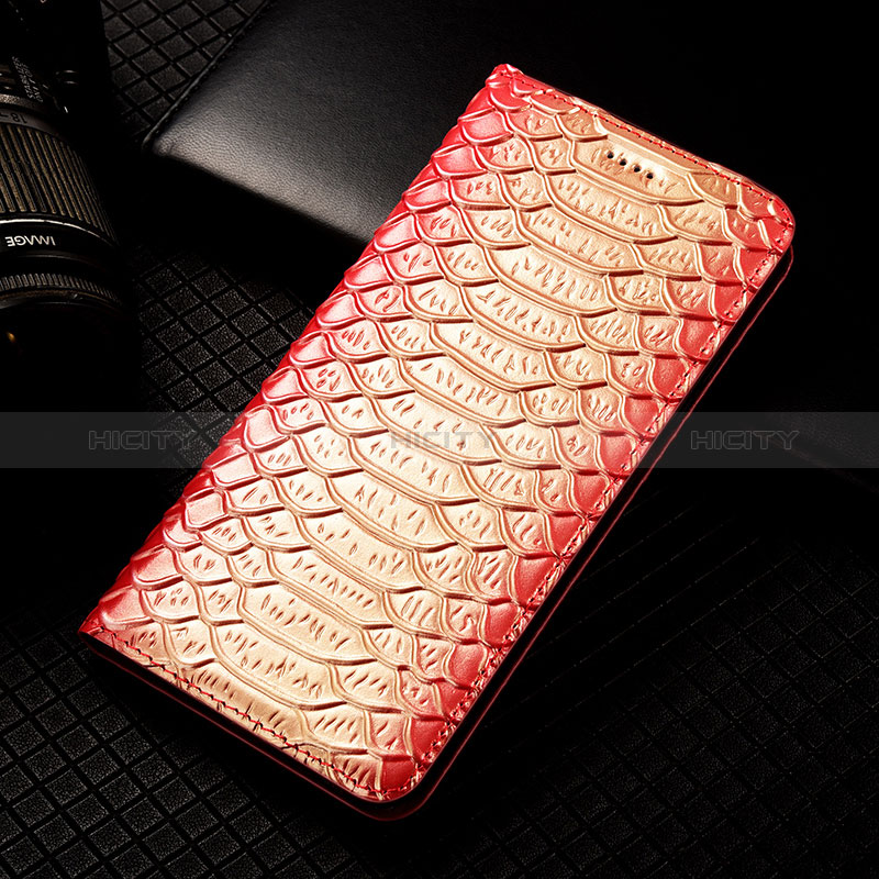 Handytasche Stand Schutzhülle Flip Leder Hülle H25P für Apple iPhone 14 groß