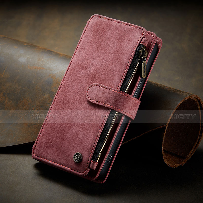 Handytasche Stand Schutzhülle Flip Leder Hülle H26 für Apple iPhone 13 Mini Rot