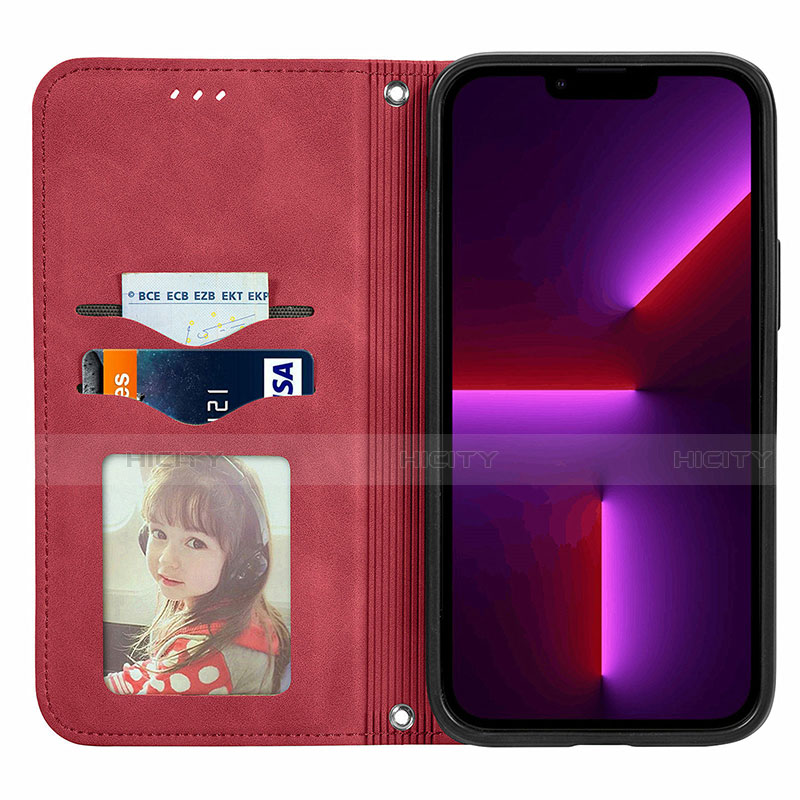 Handytasche Stand Schutzhülle Flip Leder Hülle H29 für Apple iPhone 13 Mini groß